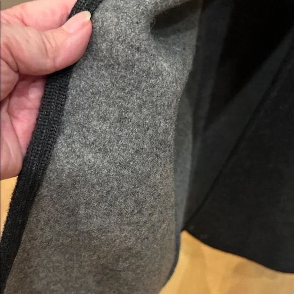 Giesswein Dark Gray Boiled Wool long coat. Euro 40 - Picture 10 of 10